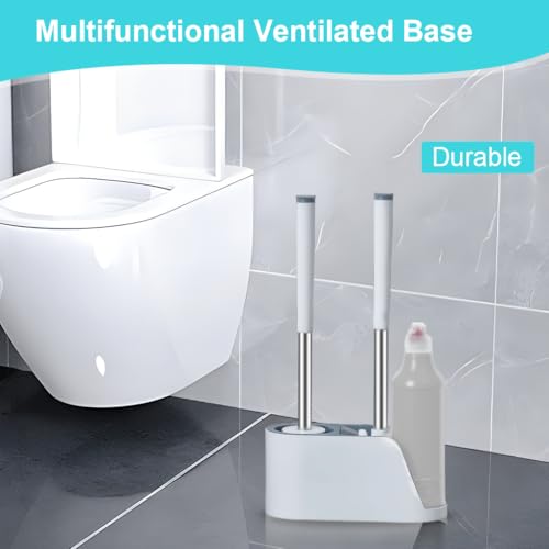 HASTHIP® Four-in-one Toilet Brush, Wall-Mounted HASTHIP® Four-in-one Toilet Brush, Wall-Mounted